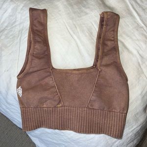 FP Movement Good Karma sports bra dusty rose